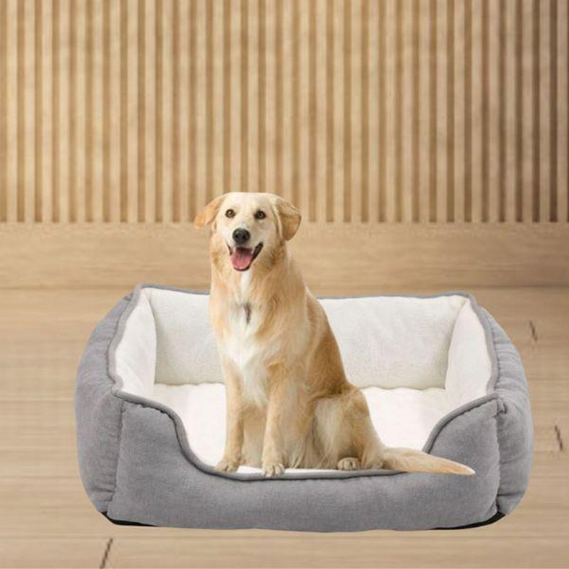 Happycare Textiles Rectangle Bolster Cat & Dog Bed