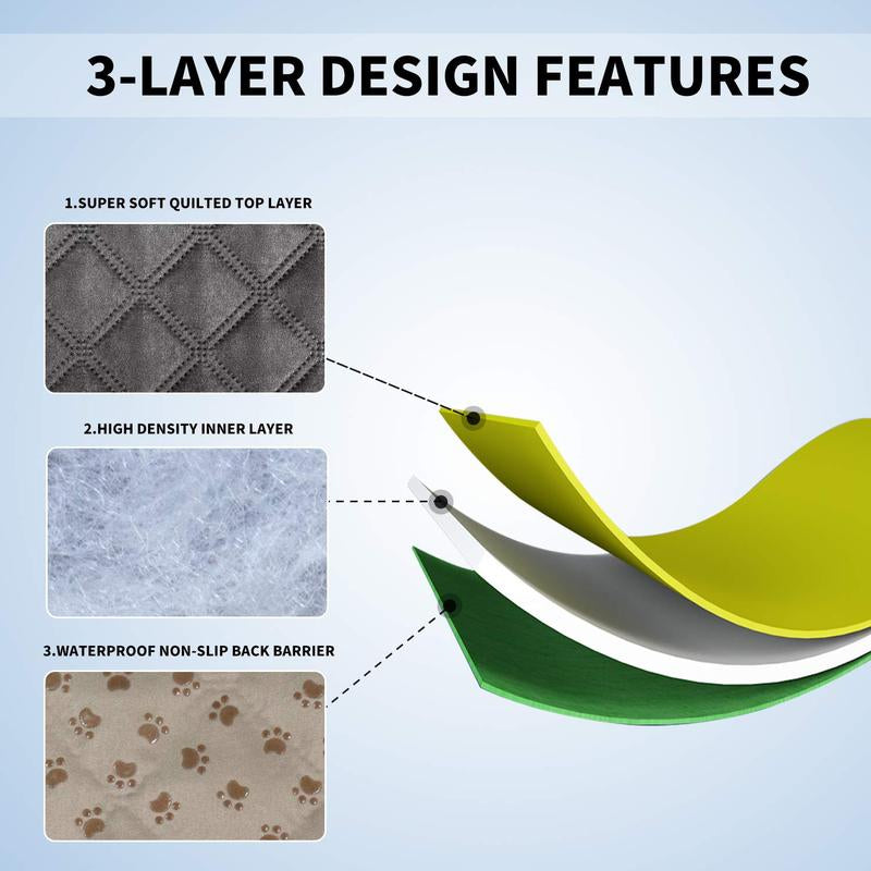 Easy-Going Waterproof Dog Bed Cover, Non-Slip Pet Blanket for Furniture, Washable Couch Cover, Repleasement Sofa Cover